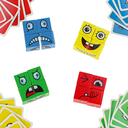 Emotion Matching Logic Game – Face Building Blocks
