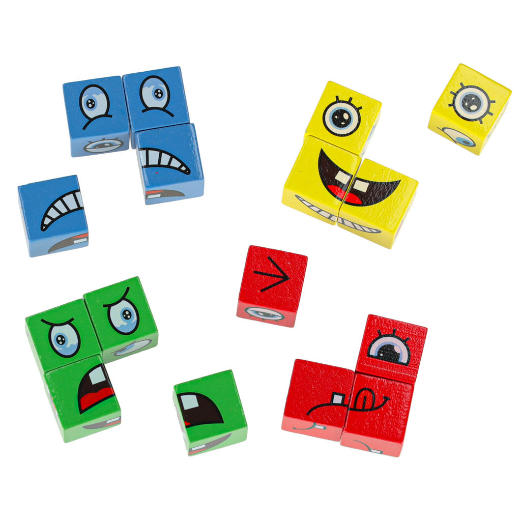 Emotion Matching Logic Game – Face Building Blocks