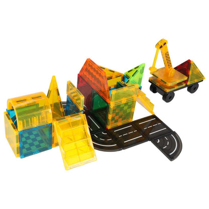 50-Piece Magnetic Building Blocks Set for Kids – STEM Construction Toys