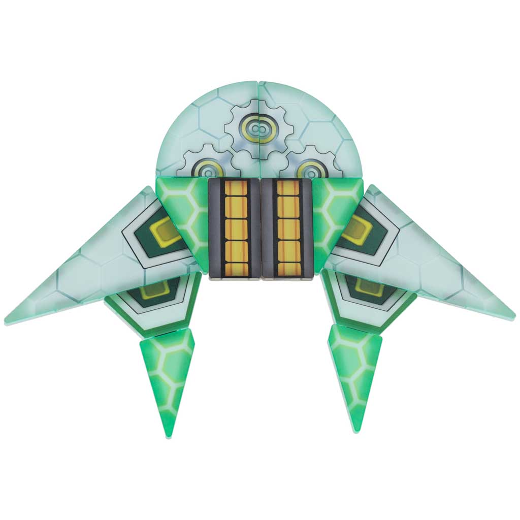 108-Piece Magnetic Space Building Blocks STEM Set