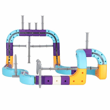 Magnetic Track Go! STEM Magnetic Race Track Set 87 Pieces