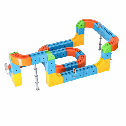 Magnetyczny tor kolejowy STEM – 140 elementów