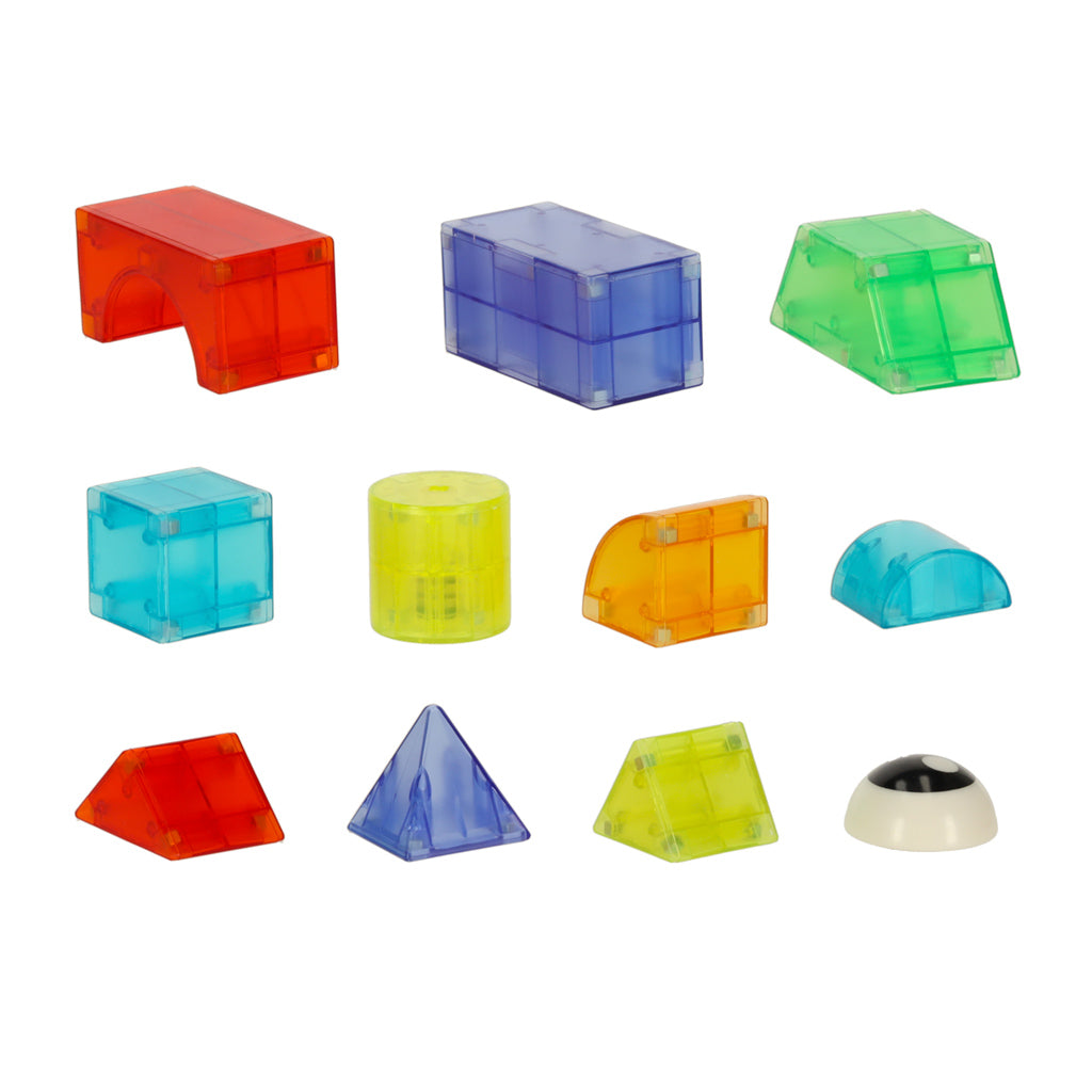 32-Piece Light-Up Magnetic Building Blocks for Kids 3+