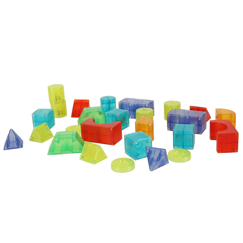 32-Piece Light-Up Magnetic Building Blocks for Kids 3+