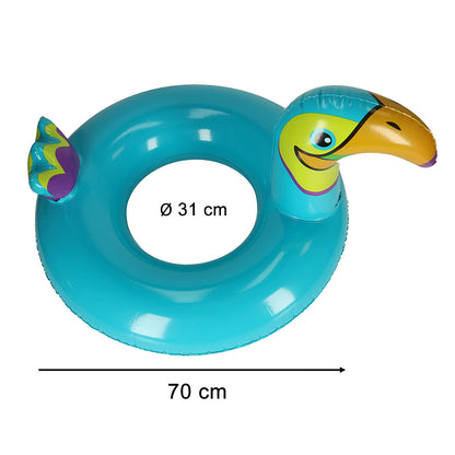 Inflatable Swimming Ring for Kids 6+ – Toucan Design 70cm