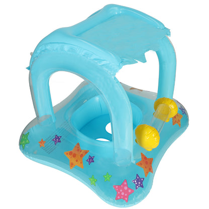 Kids Inflatable Starfish Float with Sun Canopy – 3+