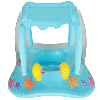 Kids Inflatable Starfish Float with Sun Canopy – 3+
