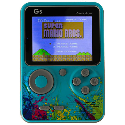 Mini konsola retro dla dzieci 6+ – niebieska, 500 gier