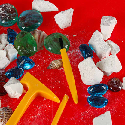 Zestaw do wykopalisk kryształów STEM dla dzieci – Zestaw archeologiczny