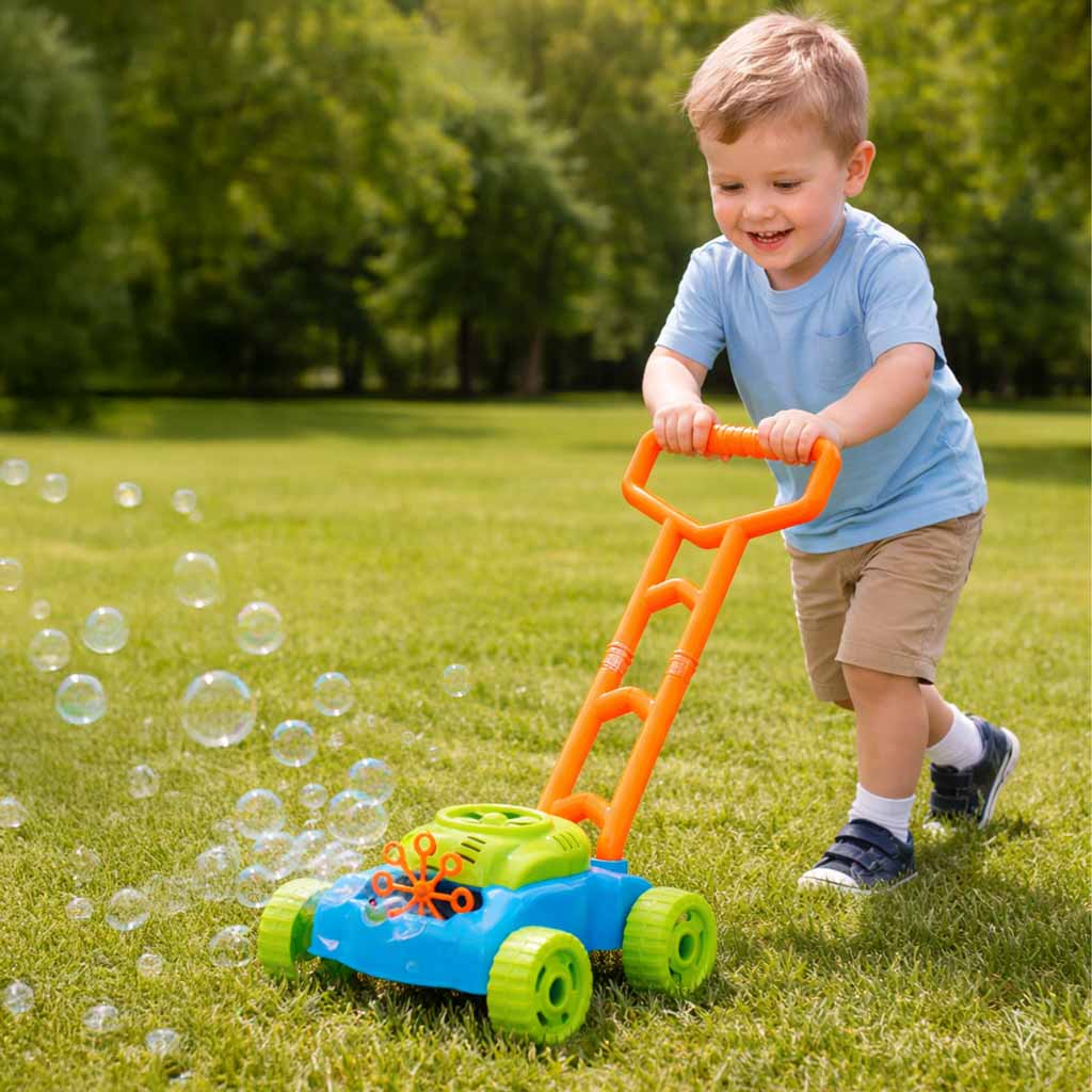 Bubble Mower – Soap Bubble Generator Toy