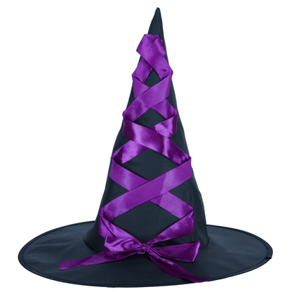 Kids Witch Costume Set with Hat & Broom