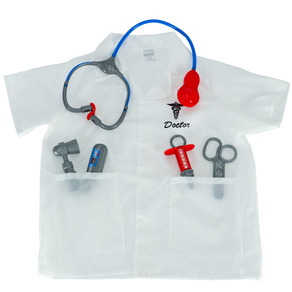 Kids Doctor Costume Set with Medical Accessories – Carnival Outfit