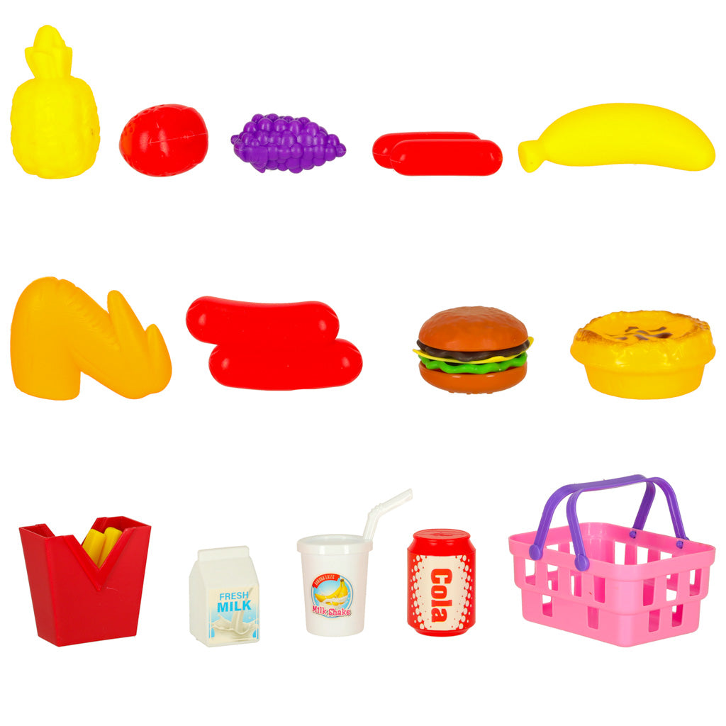 Kids Picnic Basket Play Set – Pretend Food & Role Play