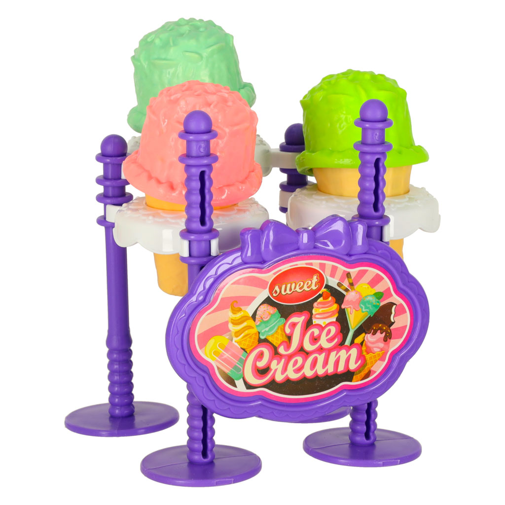 Pastel Dessert Picnic Basket Play Set – Ice Cream & Sweet Treats