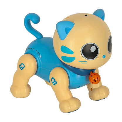 Interactive Remote Control Robo Cat – Blue Robotic Pet Toy