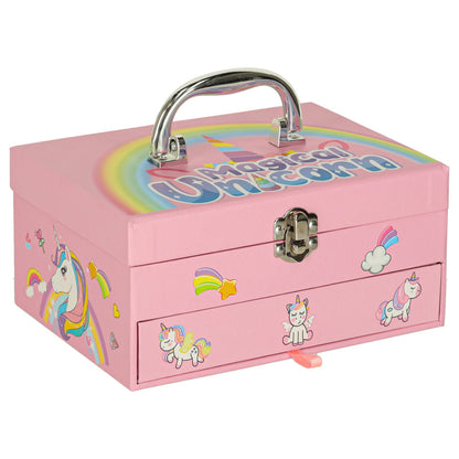 Unicorn Makeup Case for Girls – Kids Cosmetic Set
