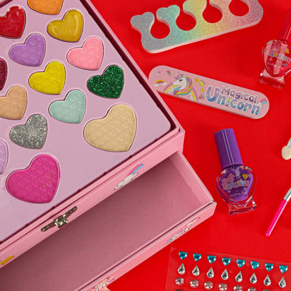 Unicorn Makeup Case for Girls – Kids Cosmetic Set