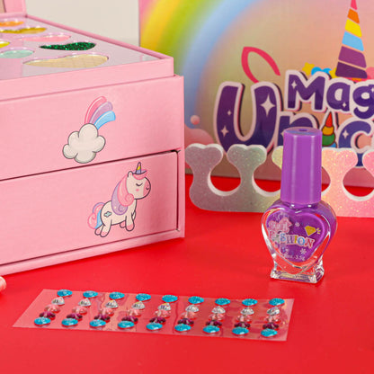 Unicorn Makeup Case for Girls – Kids Cosmetic Set