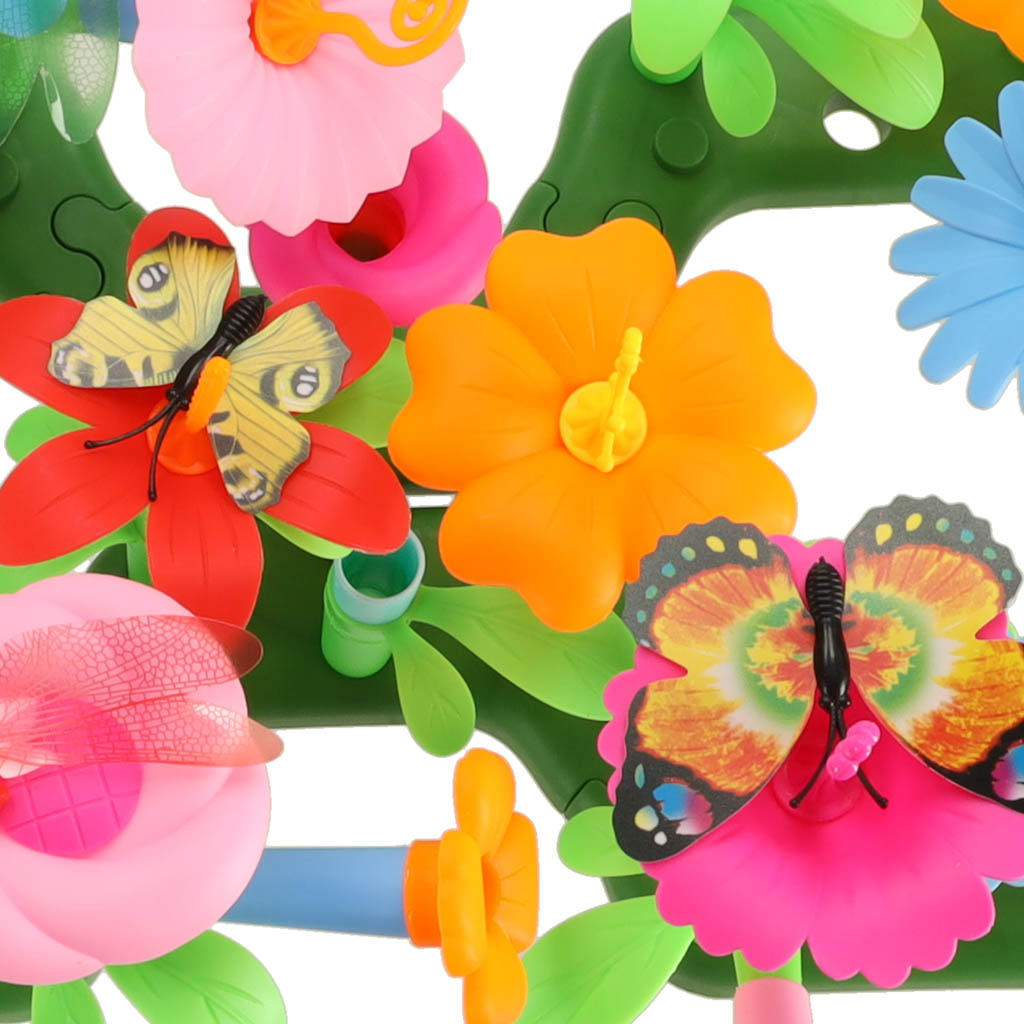 Kreatywny zestaw klocków Ogród kwiatowy – 175 elementów dla dzieci w wieku 3+