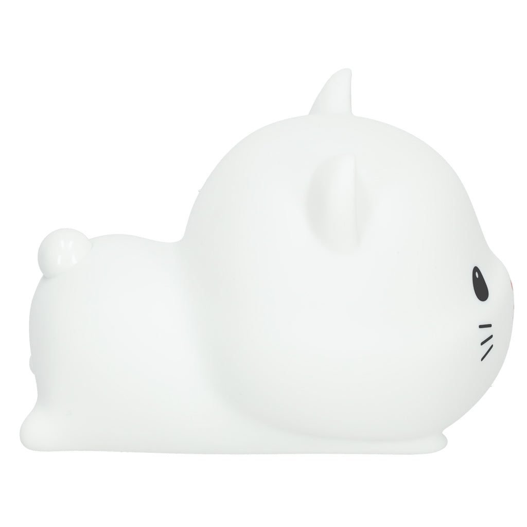 Silicone Night Light for Kids – Lying Cat USB 10+