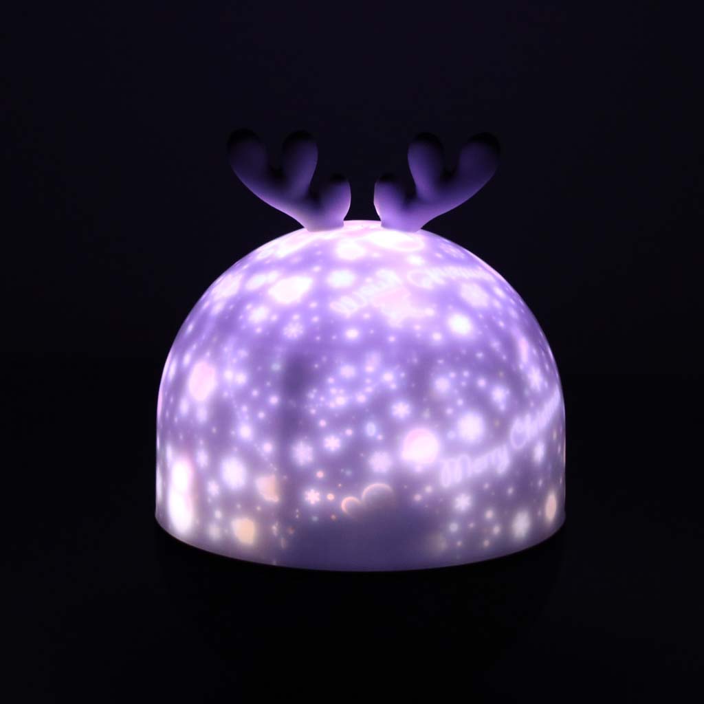 USB Night Light Star Projector with Remote Control – Deer Lamp