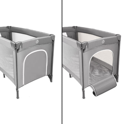 Foldable Travel Cot 60 × 120 cm with Mattress