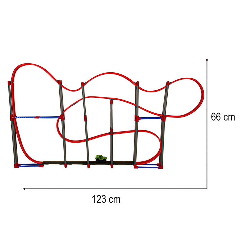 120-Piece Anti-Gravity Car Race Track for Kids 3+ – STEM Toy