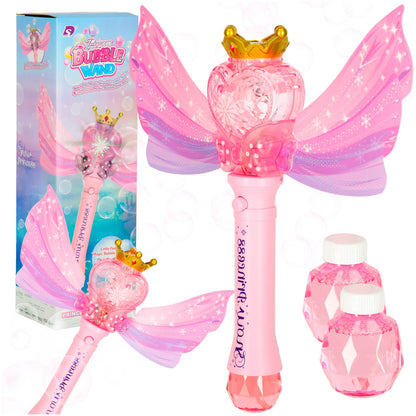 STEM Bubble Wand Machine with Wings, Lights & Music