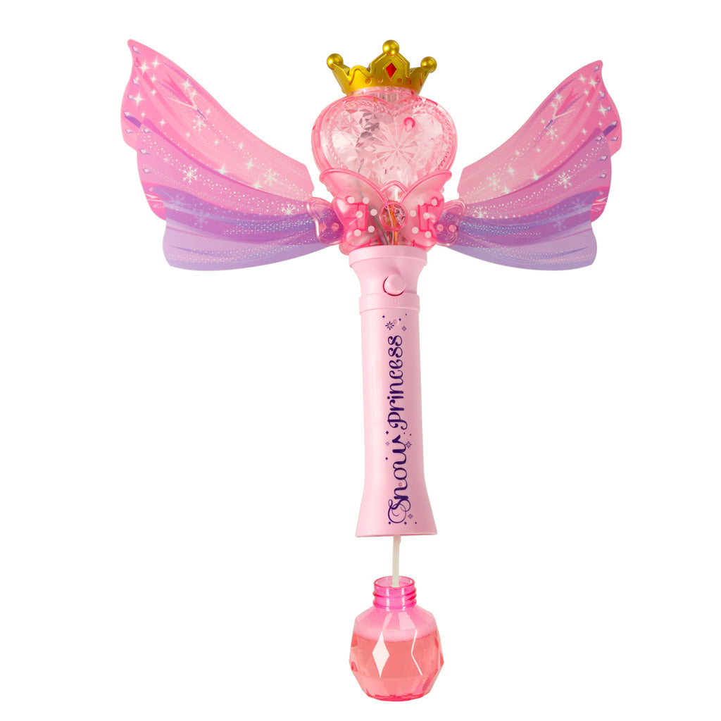 STEM Bubble Wand Machine with Wings, Lights & Music