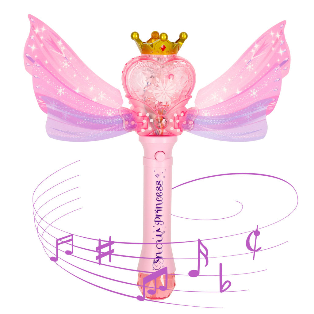 STEM Bubble Wand Machine with Wings, Lights & Music