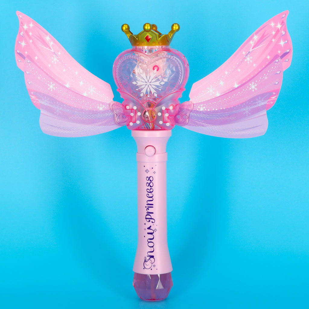 STEM Bubble Wand Machine with Wings, Lights & Music
