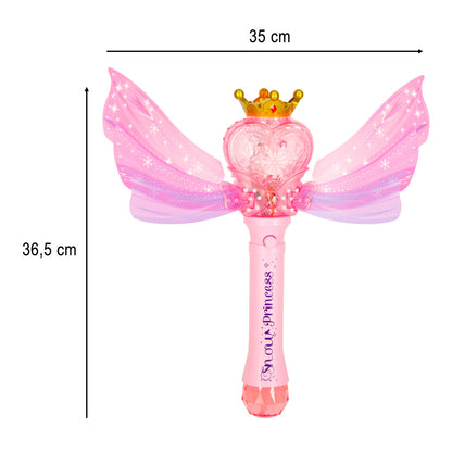 STEM Bubble Wand Machine with Wings, Lights & Music