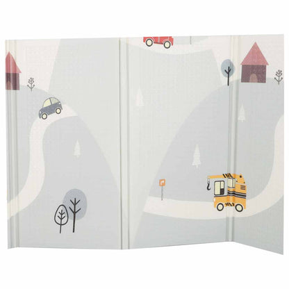 Składana edukacyjna mata piankowa 150 × 200 cm – Miejskie drogi