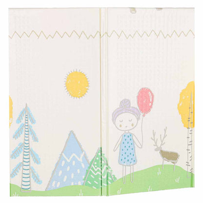 Foldable Baby Play Mat 150 × 200 cm – Teddy Bear Design