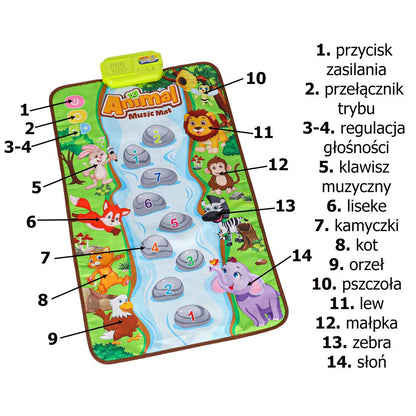 Interactive Musical Play Mat for Toddlers – Educational Toy