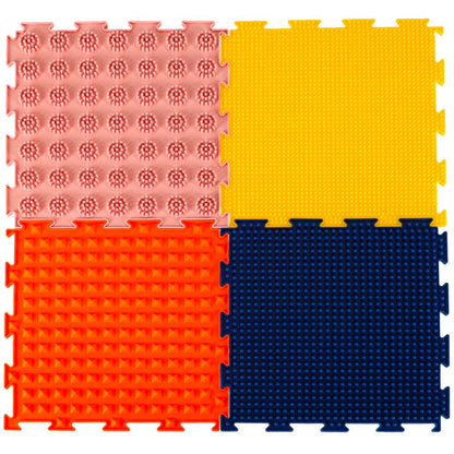 Sensory Play Mat with Textured Tiles – 8-Piece Set 2+