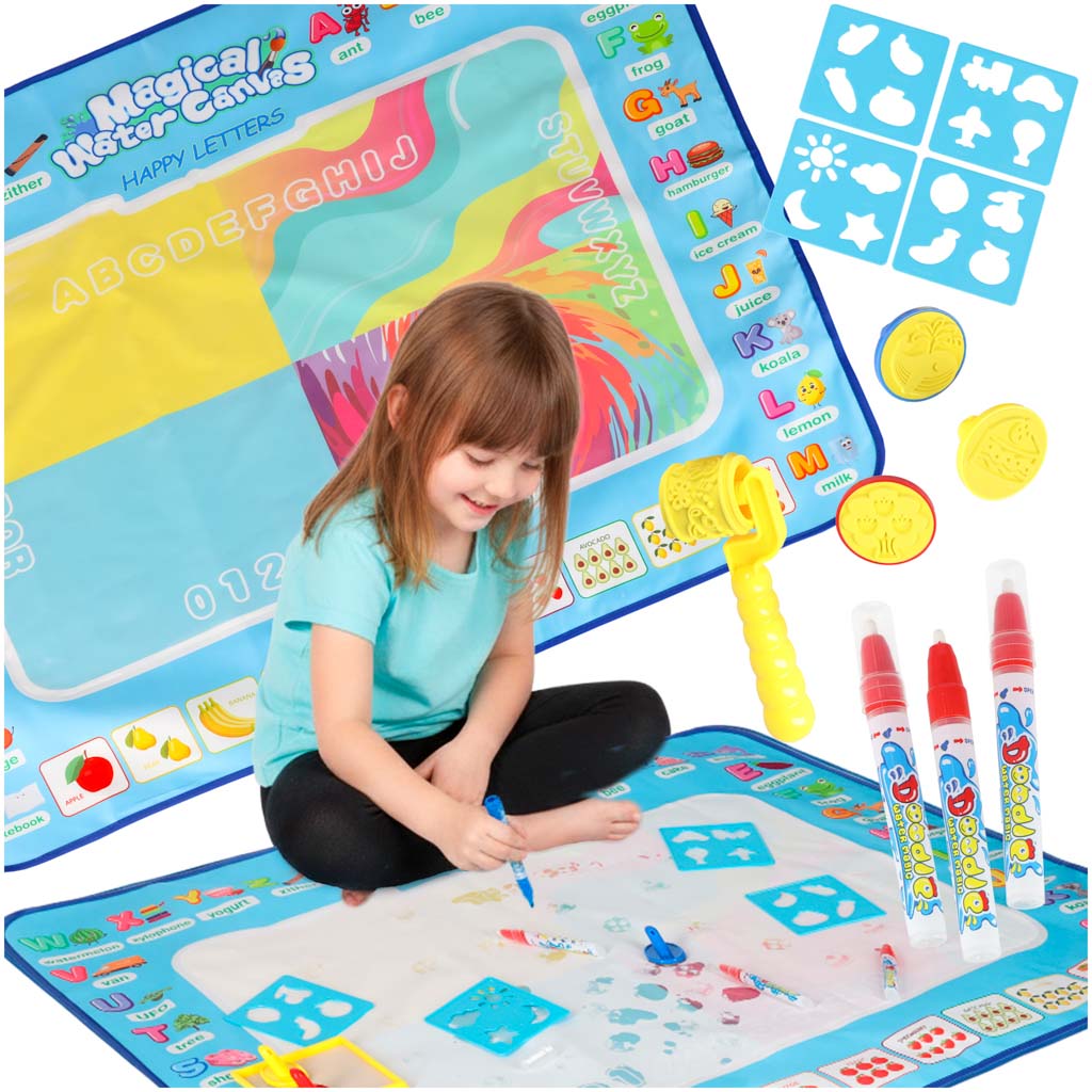Water Drawing Mat for Kids – Alphabet Learning 100 × 80 cm