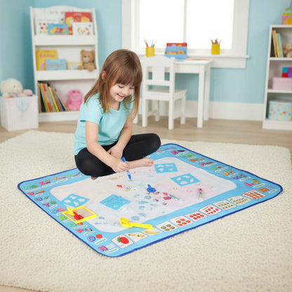 Water Drawing Mat for Kids – Alphabet Learning 100 × 80 cm