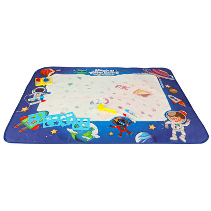 Mata do rysowania wodą dla dzieci 3+ – motyw kosmosu 120 × 90 cm