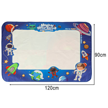 Mata do rysowania wodą dla dzieci 3+ – motyw kosmosu 120 × 90 cm