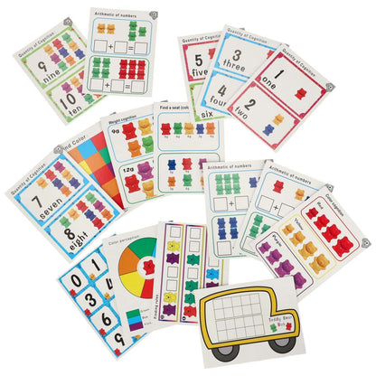 Counting Bears Sorting Set – 44-Piece Montessori Math Toy