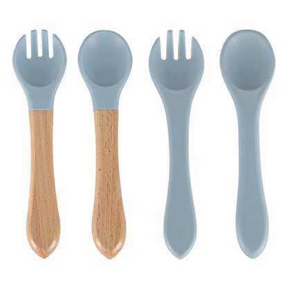 9-Piece Silicone Baby Feeding Set with Suction Cups – Blue Crab