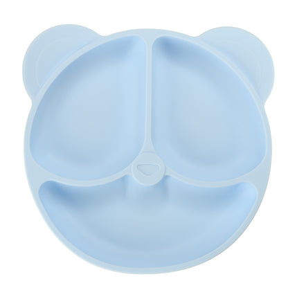 Silikonowy zestaw do karmienia dla maluchów Blue Bear – 4 elementy