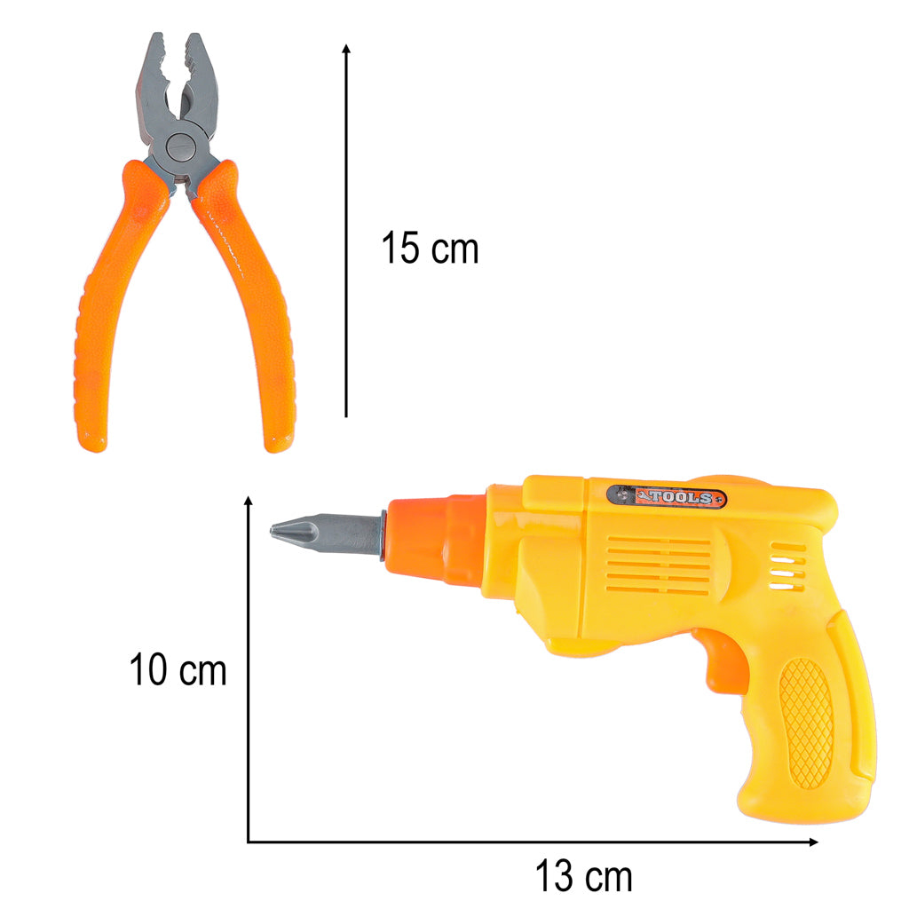Kids’ Tool Workshop Set – 48-Piece Pretend Play Tools