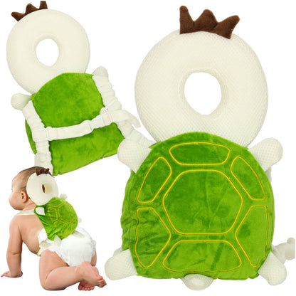 Baby Walking Safety Backpack with Head Protection Cushion – Turtle