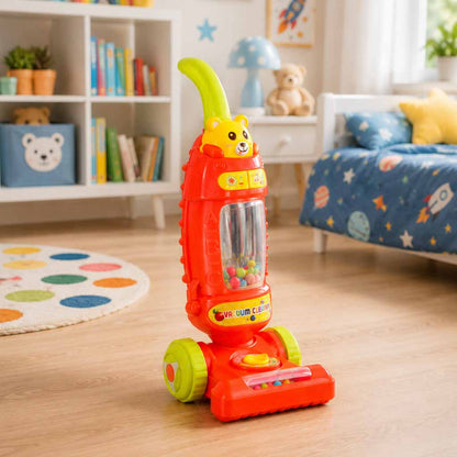 Kids Vacuum Cleaner Toy with Lights & Sounds