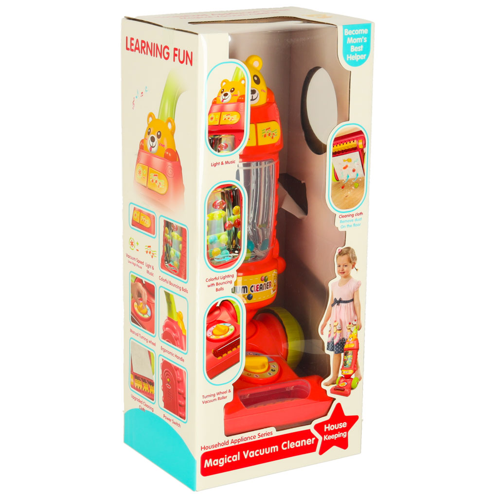 Kids Vacuum Cleaner Toy with Lights & Sounds