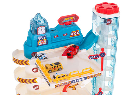 5-Level Parking Garage with Electric Elevator & 8 Cars