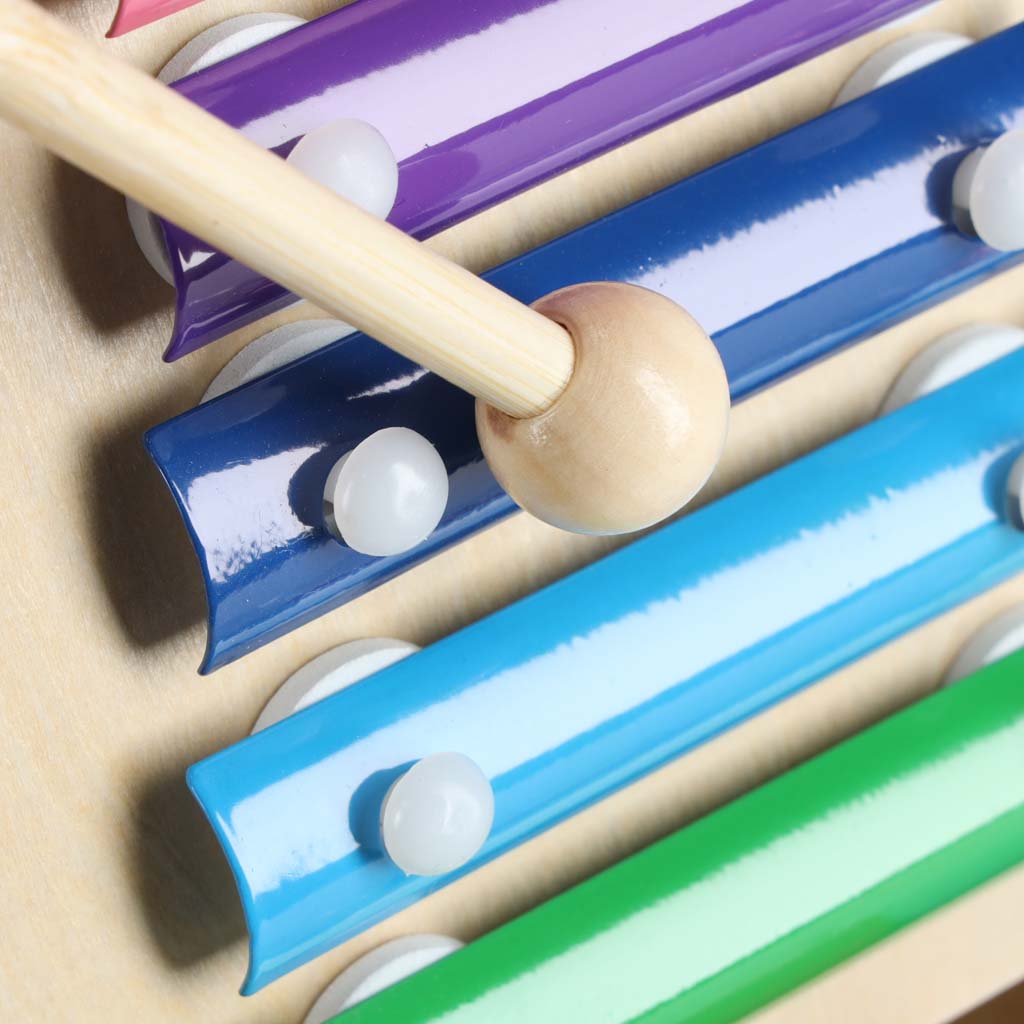 Wooden Baby Walker with Activity Cube 6-in-1