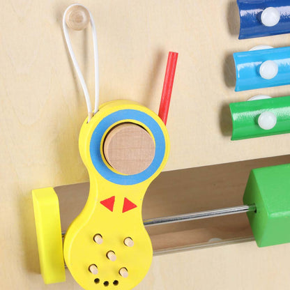 Wooden Baby Walker with Activity Cube 6-in-1